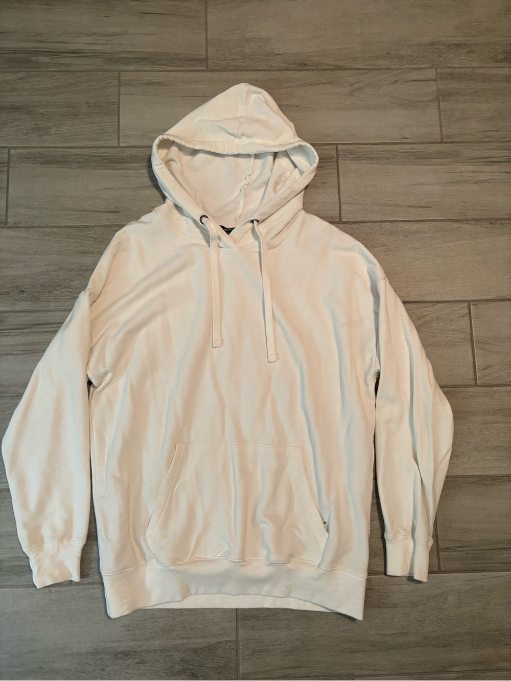 Women's White Hoodie Sweatshirt